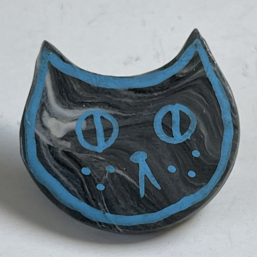 Cat‎ Head Pin Brooch Accessory Animal Feline